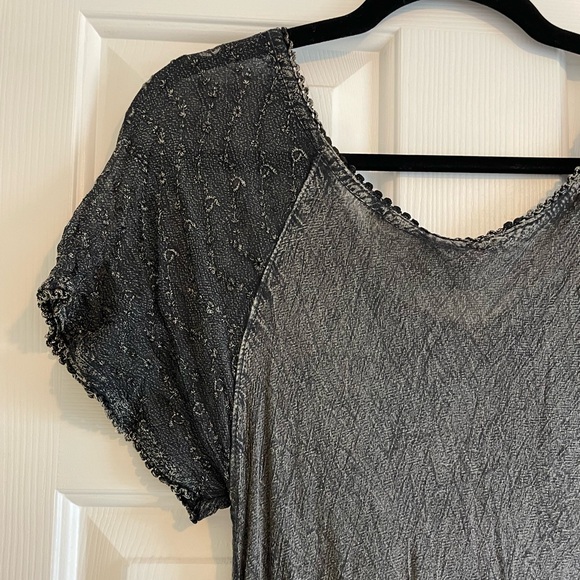 Vintage Advance Apparels Maxi High Low Hem Dress Hippie Whimsy Goth Fairy - Picture 7 of 11